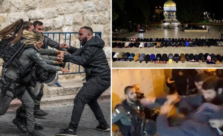 Izraelska policja starła się z Palestyńczykami pierwszego dnia Ramadanu