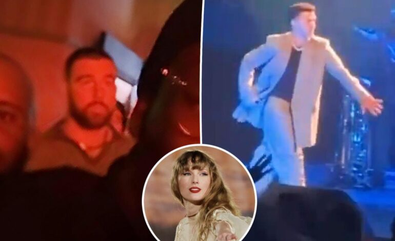 Travis Kelce na koncercie Justina Timberlake’a bez Taylor Swift
