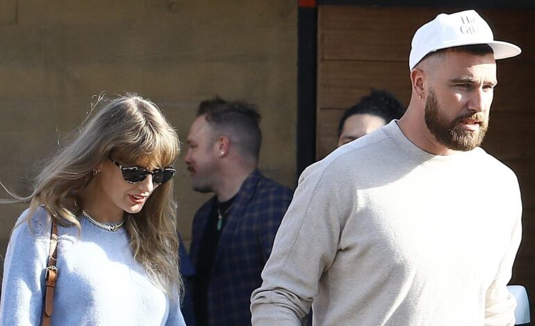 Taylor Swift trzyma się za rękę ze swoim chłopakiem Travisem Kelce podczas romantycznej randki na lunchu w Nobu w Malibu… po powrocie z wakacji na Bahamach