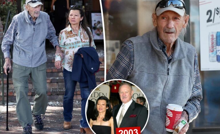 Samotny Gene Hackman (94 l.) i żona Betsy Arakawa (62 l.) przyłapani na pierwszym wspólnym publicznym wyjściu od dziesięcioleci