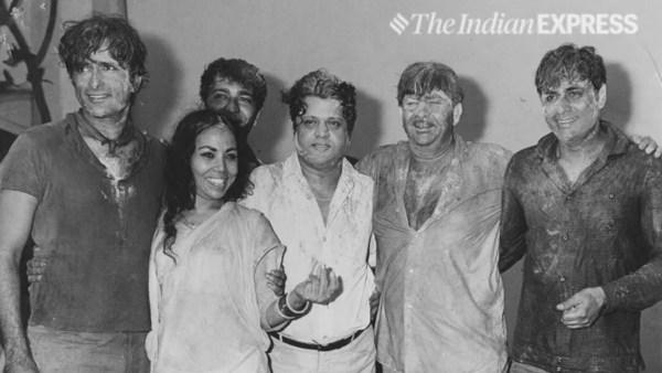 Rzut oka na kultową imprezę Raj Kapoor podczas Holi w RK Studios (zdjęcia z archiwum Express)