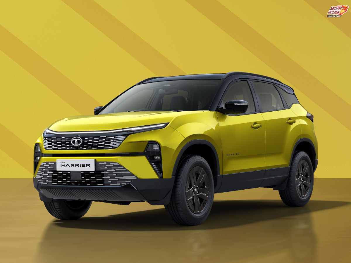 Unikalny kolor samochodu – Tata Harrier – słoneczny żółty