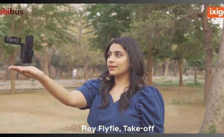 Ixigo wprowadza na rynek kijek do selfie z dronem „Flyfie” dla podróżnych, ale nie można go kupić