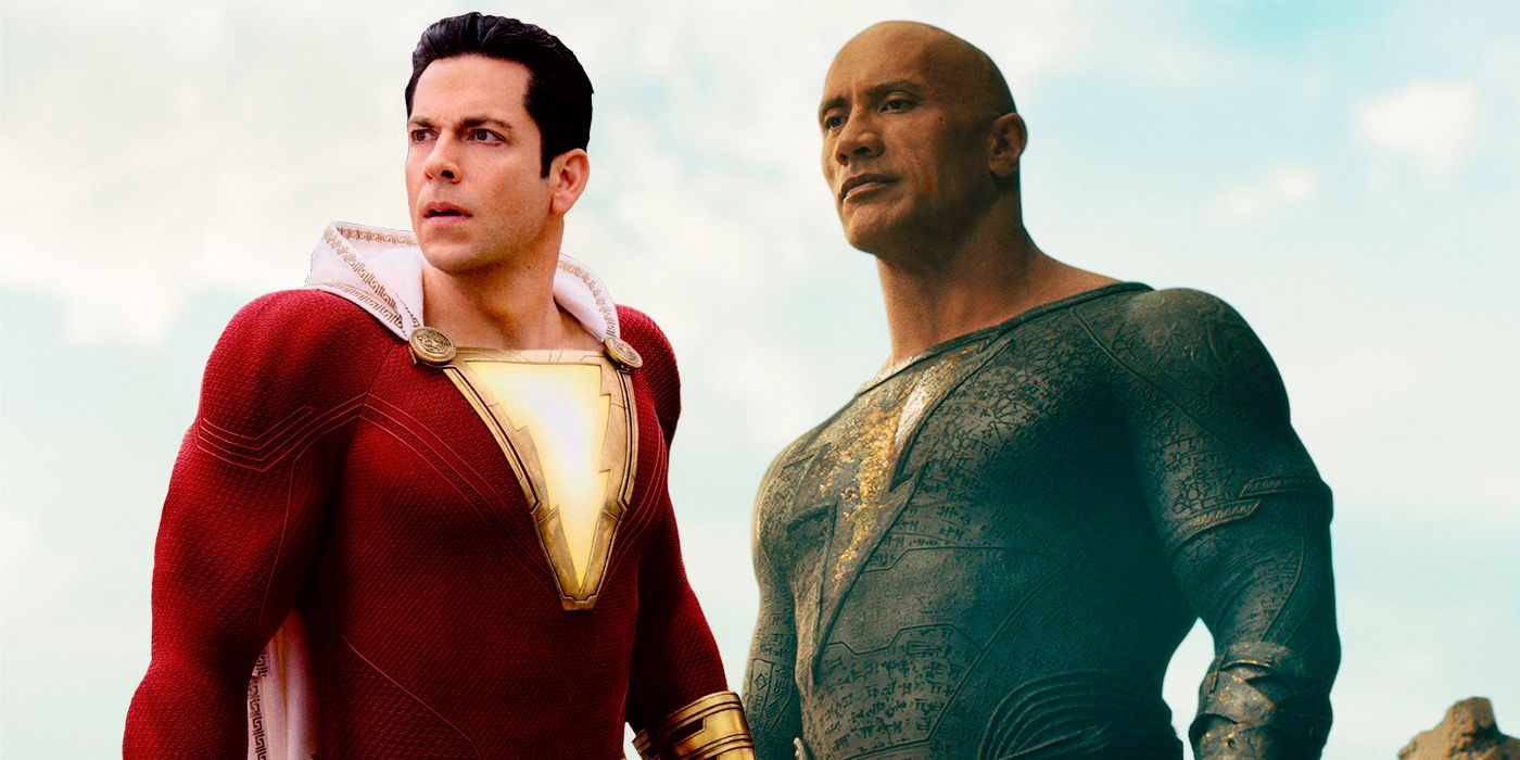 Black Adam Dwayne’a Johnsona i Shazam Zachary’ego Leviego