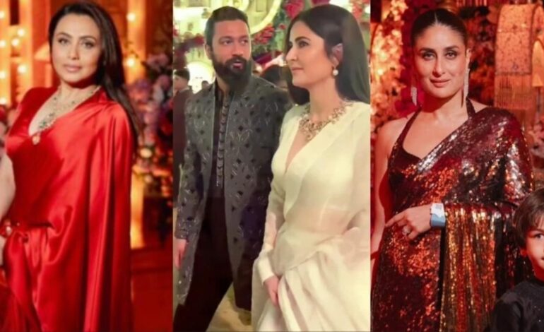 Rani, Katrina, Kareena, Salman i Akshay zachwycają się przedślubnym wydarzeniem Anant-Radhiki |  Bollywood