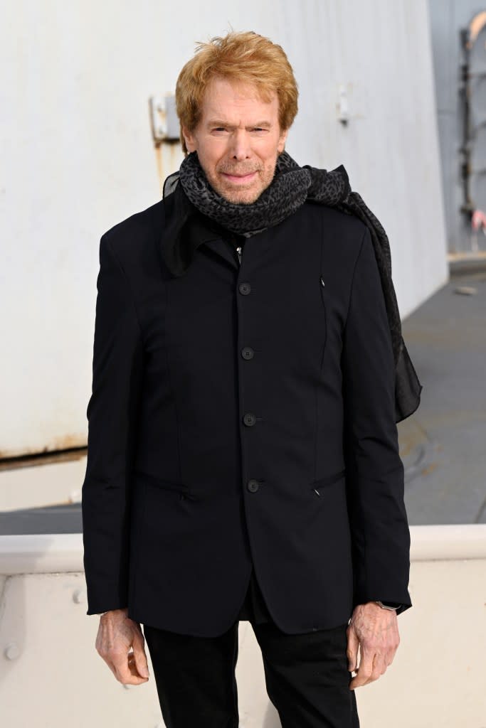 Producent Jerry Bruckheimer przekazał fanom ważne aktualizacje na temat potencjalnej trzeciej części serii „Top Gun”.  Jeffa Spicera/Getty Images