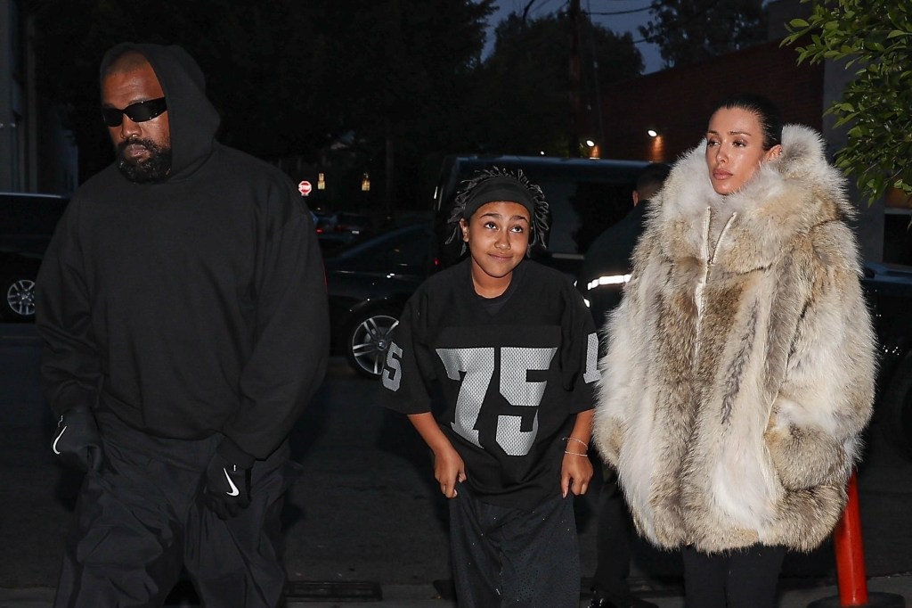 Kanye Westa, North West i Bianca Censori 