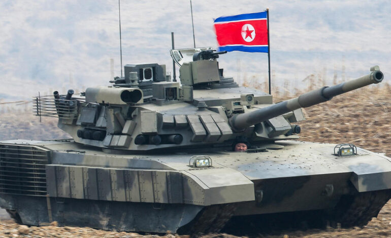 Korea Północna twierdzi, że Kim Dzong Un przeprowadził test nowego czołgu i wezwał żołnierzy do zakończenia „przygotowań do wojny”