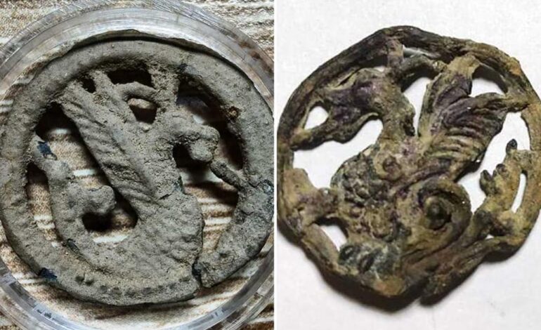 Rzadka średniowieczna odznaka pielgrzyma znaleziona wykrywaczem metalu w Polsce