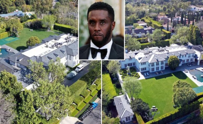 Sean „Diddy” Combs ma prawie 100 milionów dolarów kredytów hipotecznych na luksusowe rezydencje w Los Angeles i Miami napadnięte przez federalnych: raport