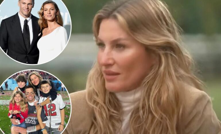 Gisele Bündchen musi przerwać wywiad dla „GMA” po wzmiance o rozwodzie Toma Brady’ego