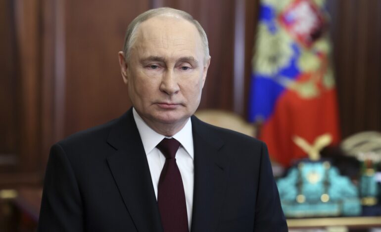 Rosja twierdzi, że Ukraina wystrzeliła więcej rakiet w region przygraniczny w przededniu wyborów faworyzujących Putina