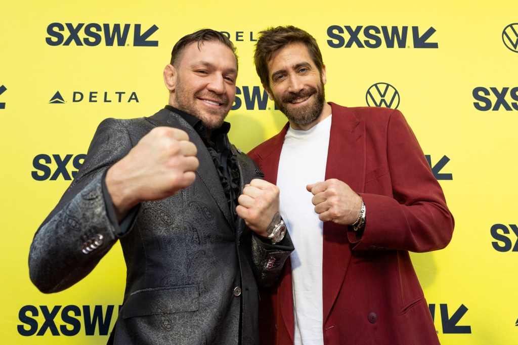 Conor McGregor i Jake Gyllenhaal na premierze filmu Road House na SXSW