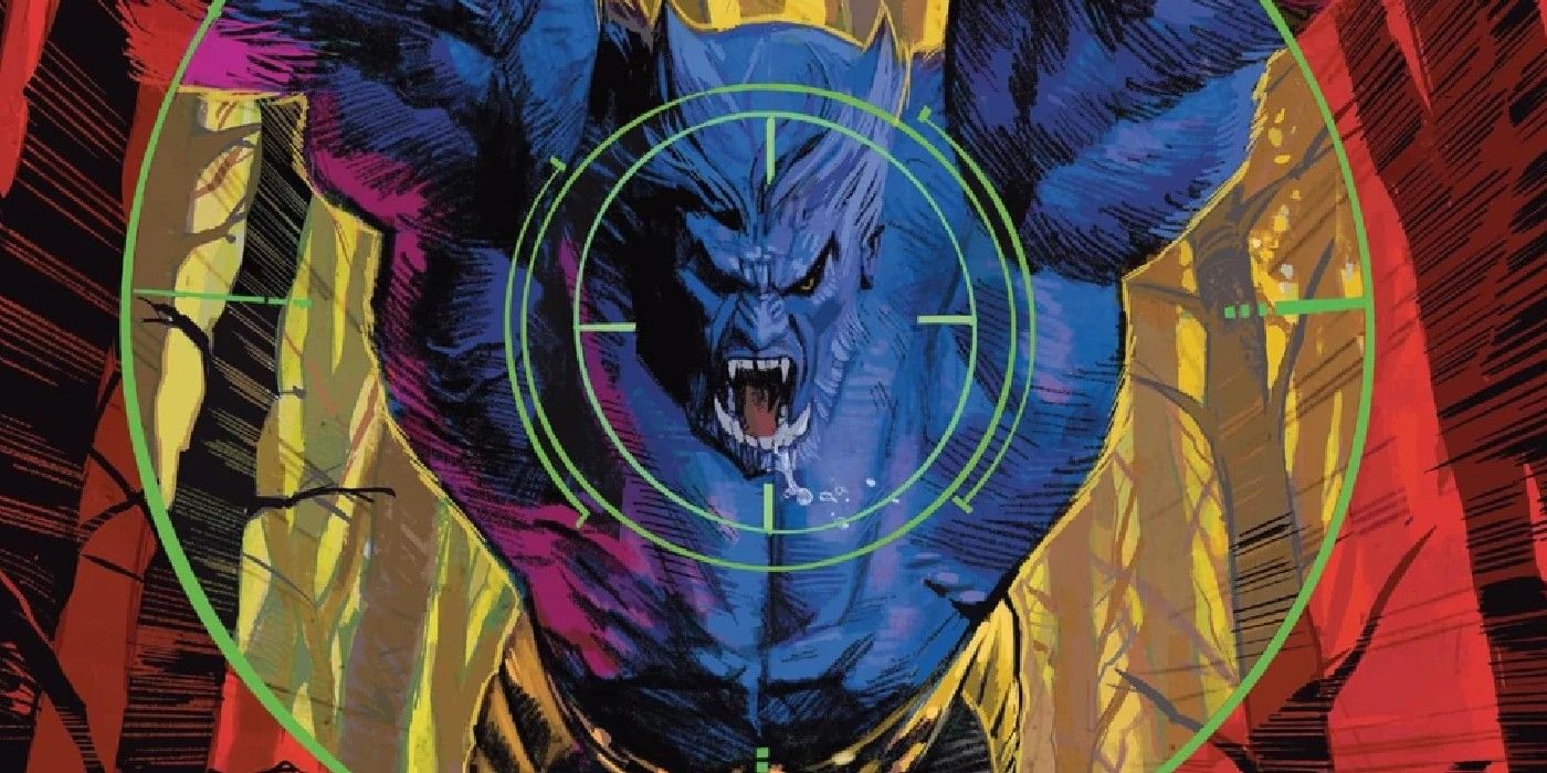 Cel wycelowany w Bestię w X-Force X-Men