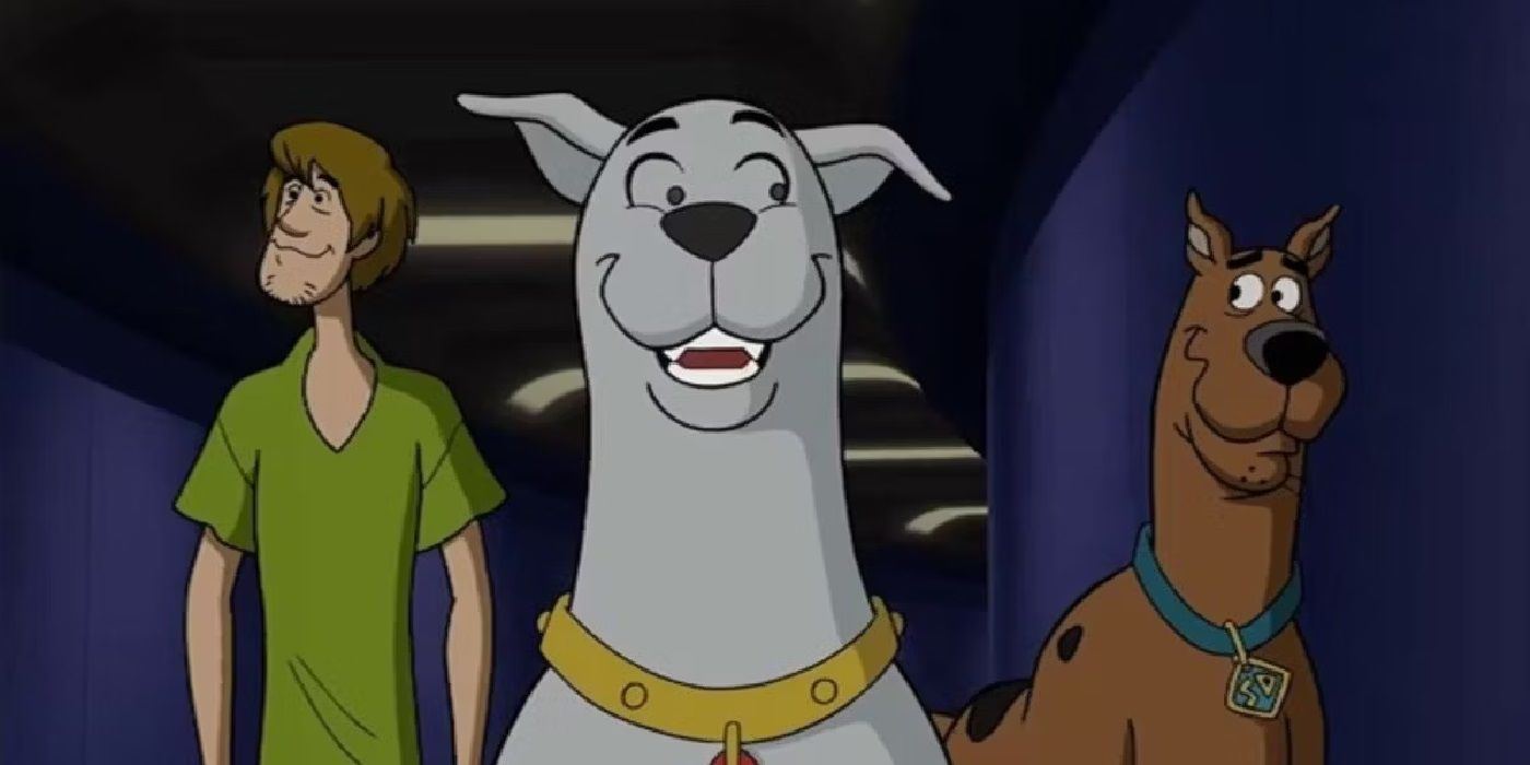 Scena Scooby Doo i Krypto Too z filmu Warner Bros DC