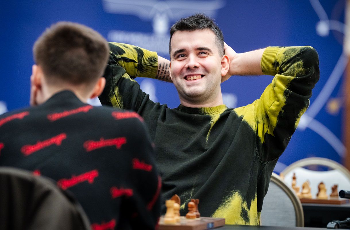 Nepomniachtchi wygrał już Kandydatów dwukrotnie, ale czy uda mu się to zrobić trzykrotnie?  Zdjęcie: Maria Emelianova/Chess.com