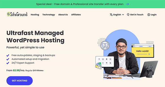 Hosting internetowy SiteGround