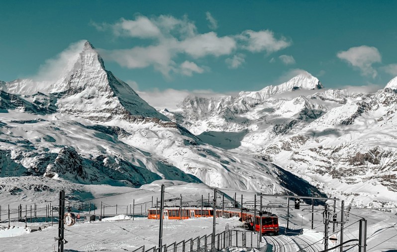 Widok na Matterhorn z Zermatt