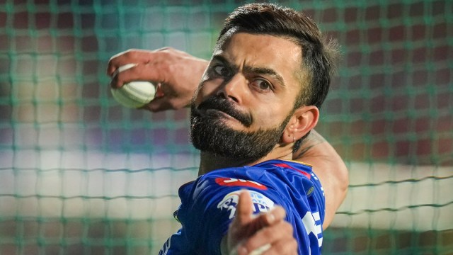 RR vs RCB IPL 2024: Virat Kohli z Royal Challengers Bengaluru podczas sesji treningowej.  (PTI)