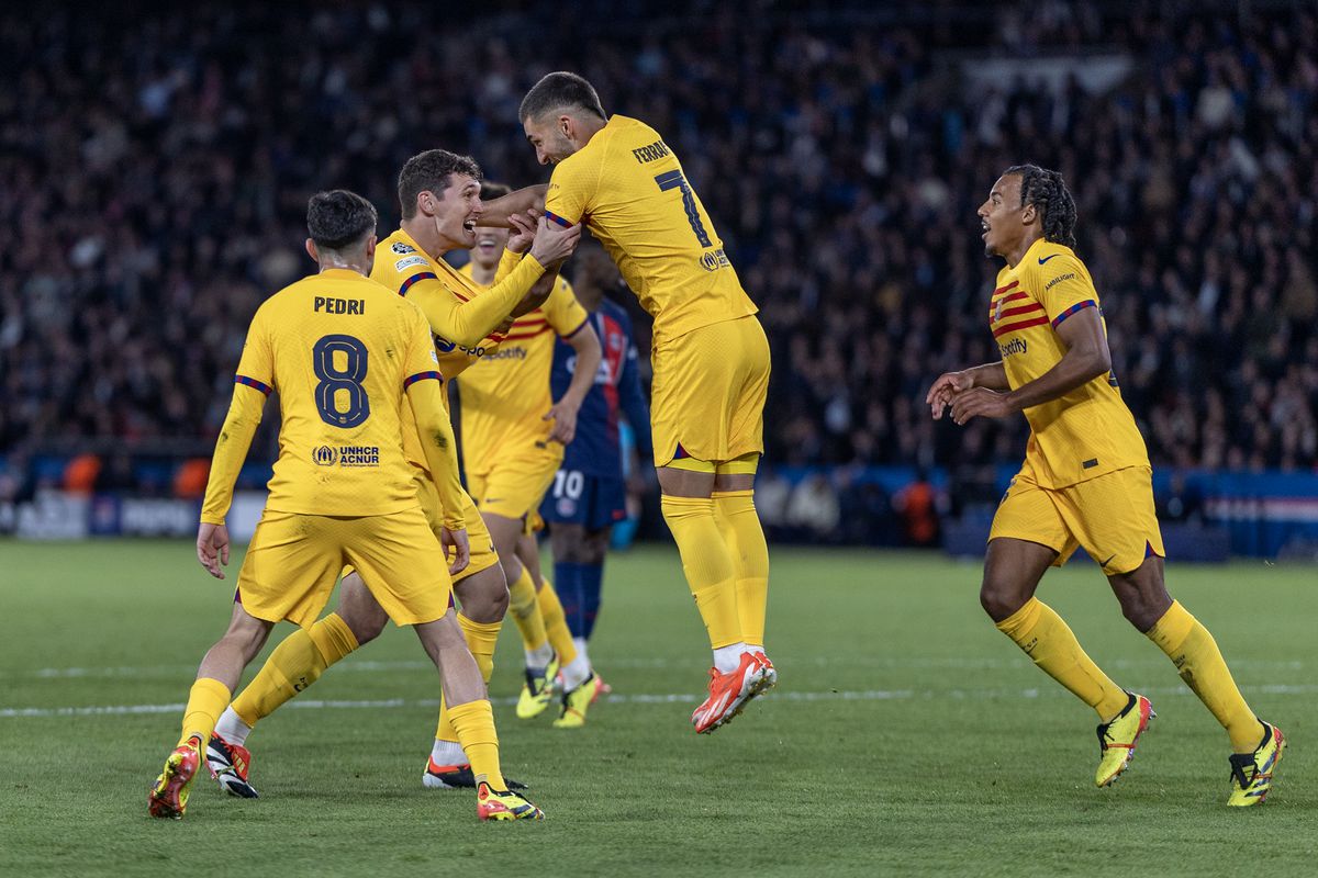 Paris Saint-Germain kontra Barcelona.  Pierwszy mecz ćwierćfinału Ligi Mistrzów UEFA.