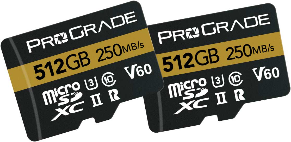Karty microSD ProGrade Digital Gold 512 GB UHS-II