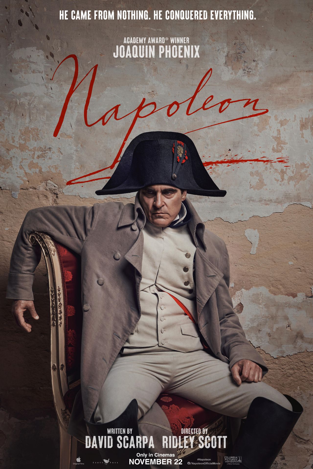 Plakat filmowy Napoleon 2023