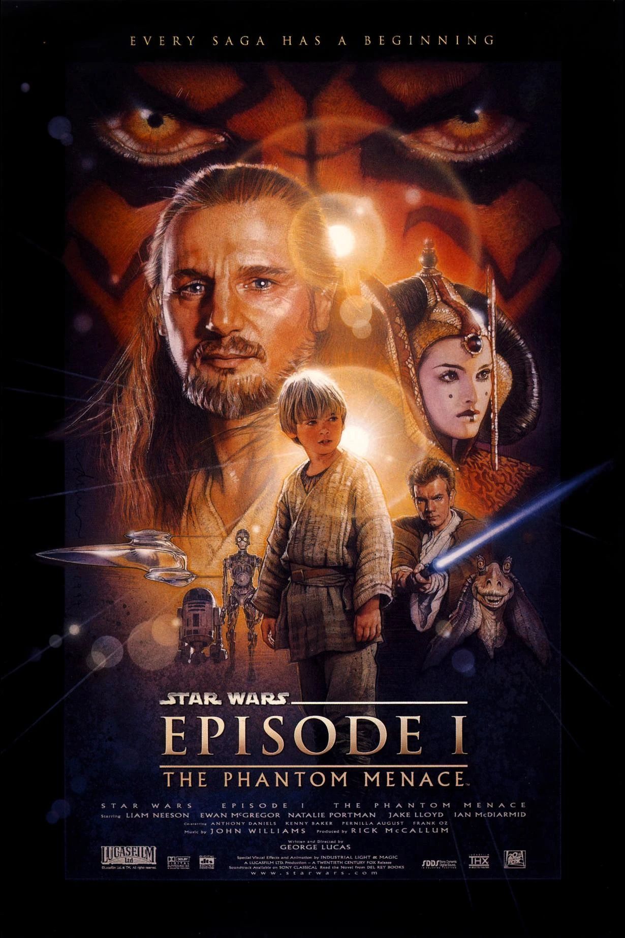 Plakat filmu Star_Wars_Episode_I_The_Phantom_menace