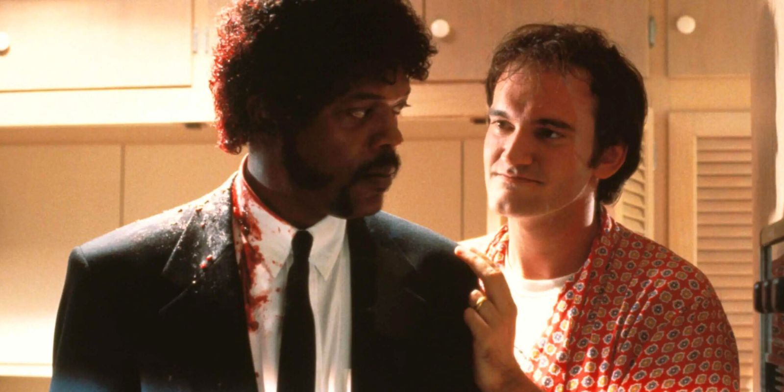 Samuel L. Jackson i Quentin Tarantino w Pulp Fiction