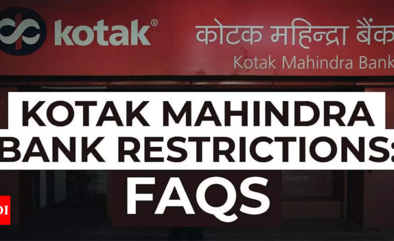 Ograniczenia RBI nałożone na Kotak Mahindra Bank: Co to oznacza dla klientów, usług bankowych i kart kredytowych – odpowiedzi na najczęściej zadawane pytania |  Wiadomości biznesowe z Indii