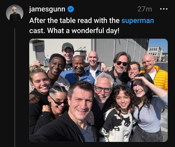 Superman: James Gunn o przeciekach z planu, plotkach o Milly Alcock/Supergirl
