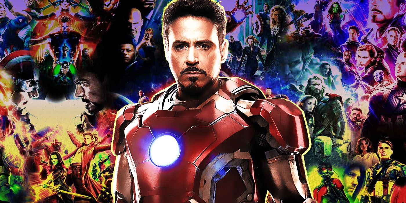 Robert Downey Jr jako Iron Man w Marvel CInematic Universe