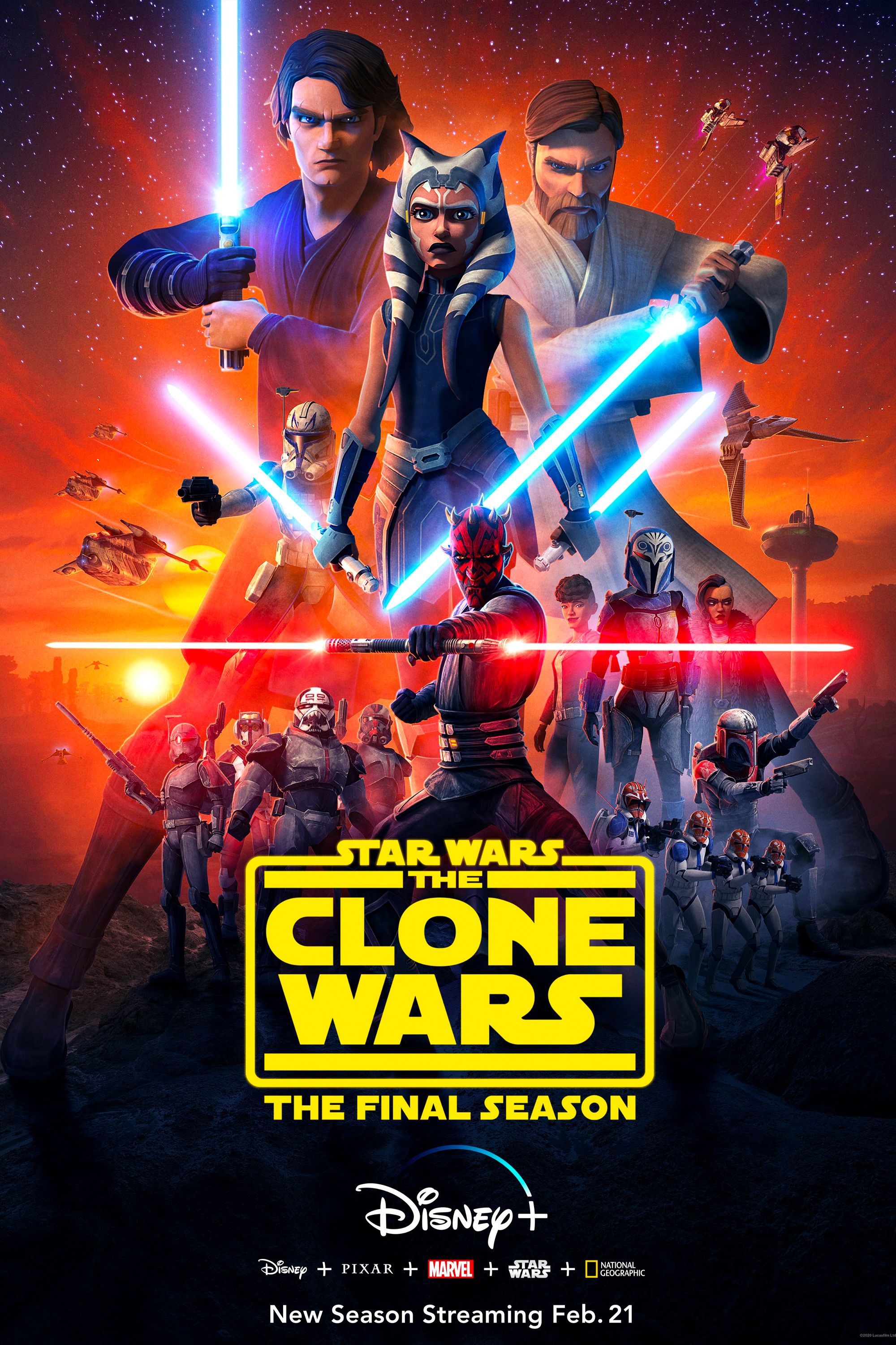 Plakat Star Wars The Clone Wars Sezon 7