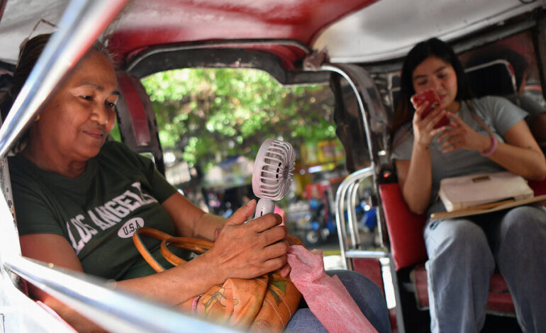 Filipiny zamykają szkoły z powodu fali upałów i strajku Jeepneya