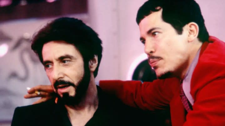Al Pacino i John Leguizamo w filmie Droga Carlito.