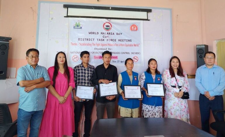 Nagaland przyłącza się do ruchu na rzecz „przyspieszenia walki z malarią” |  MorungExpress