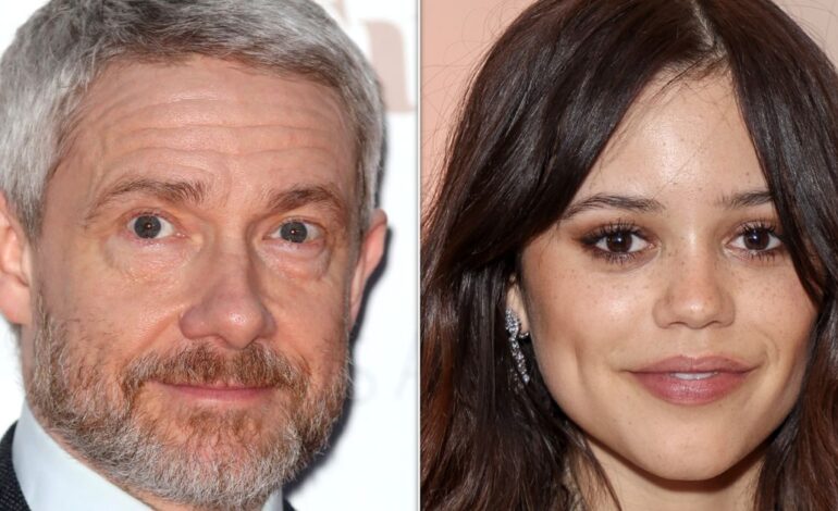 Martin Freeman broni ogromnej różnicy wieku z Jenną Ortegą w thrillerze erotycznym „Dziewczyna Millera”