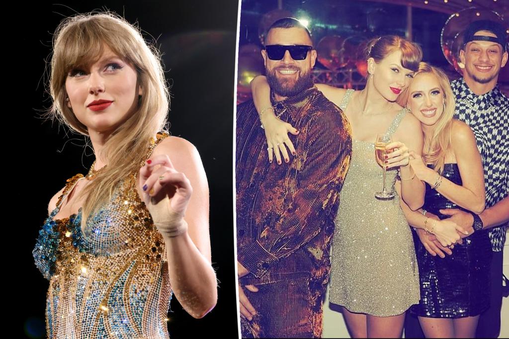 Imprezy Taylor Swift z Travisem Kelce, Patrickiem i Brittany Mahomes w Las Vegas: relacja