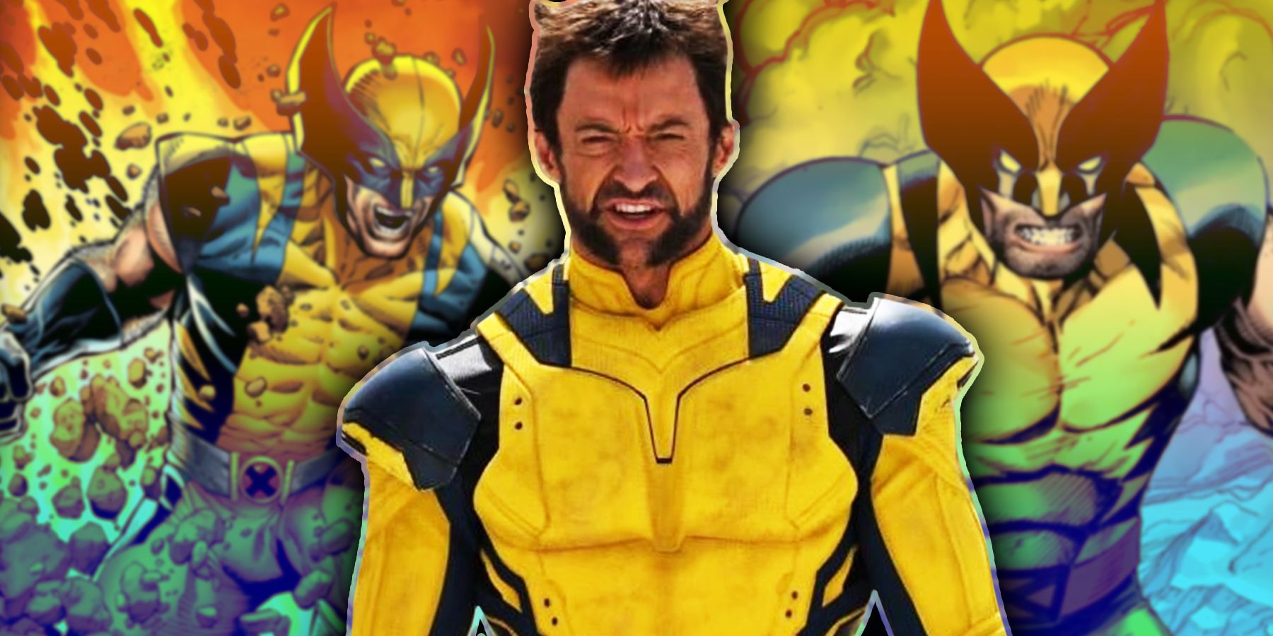 Artyści VFX montują kultową maskę Logana na Hugh Jackmanie w zwiastunie Deadpool i Wolverine