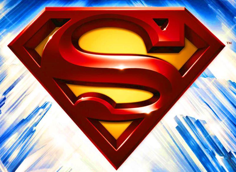 Logo Supermana Christophera Reevesa, symbol „S”.