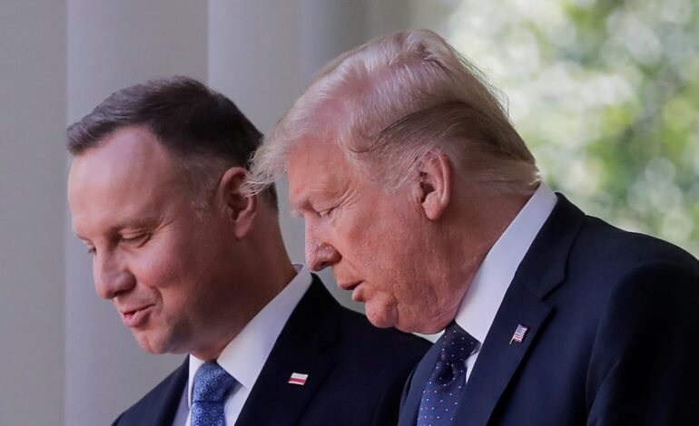Trump spotka się z prezydentem Polski, ponieważ przywódcy NATO wzywają do dodatkowego wsparcia dla Ukrainy