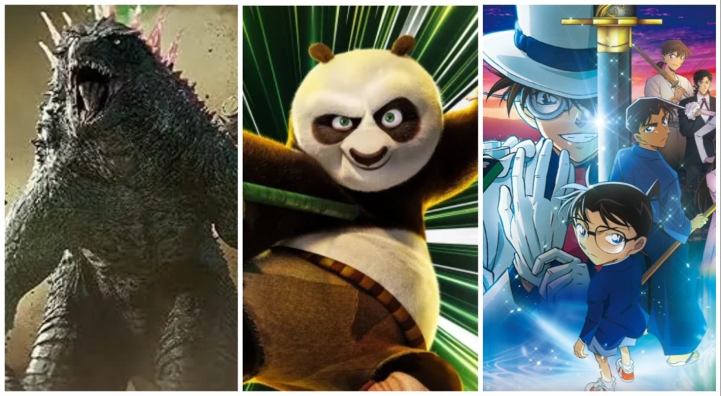 Godzilla x Kong, Kung Fu Panda 4, Detektyw Conan