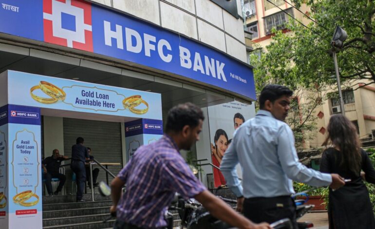 HDFC Bank ADR rośnie o 7% po aktualizacjach za IV kwartał, które poprawiają nastroje pomimo redukcji udziałów w FII