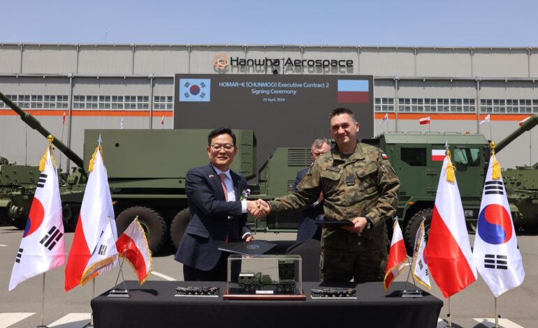 Polska podpisała z Koreą Południową umowę o wartości 1,6 miliarda dolarów na dostawę wyrzutni artylerii rakietowej