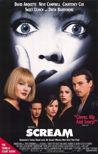 Plakat filmowy Krzyk z 1996 roku