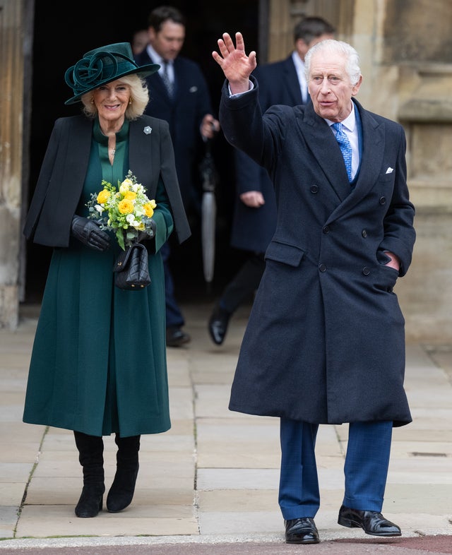 Król Karol i królowa Camilla uczestniczyli w nabożeństwie w Niedzielę Wielkanocną ze względu na zdiagnozowaną u niego nowotwór