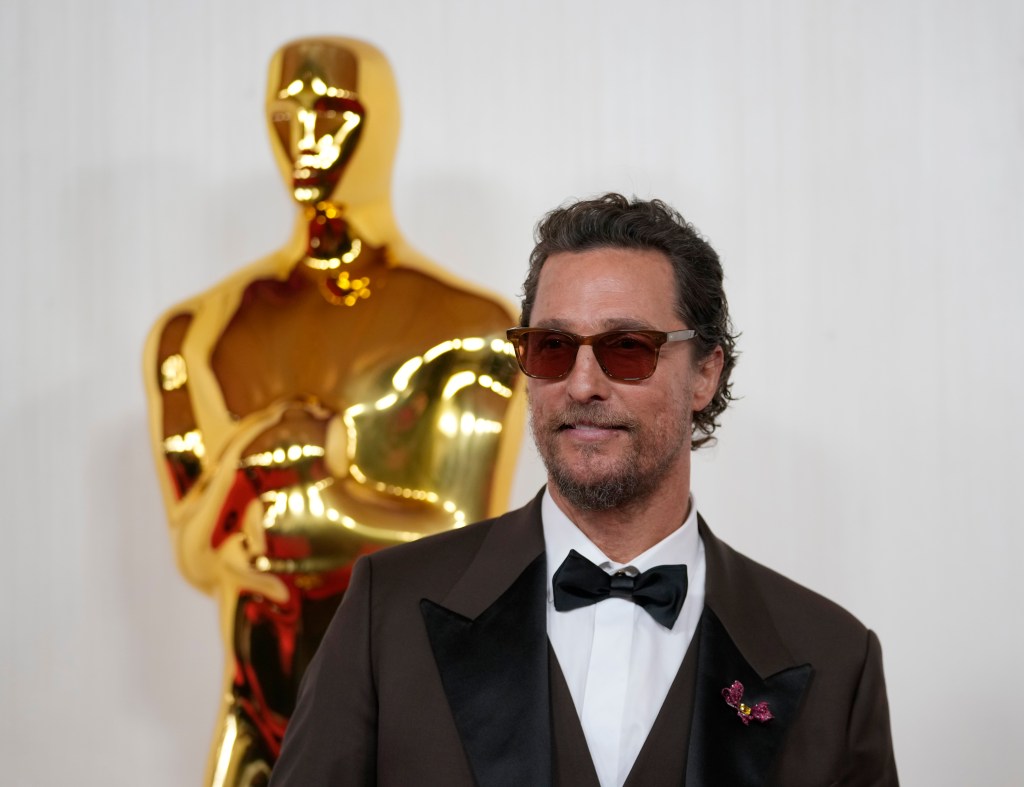 Matthew McConaughey przybywa na Oscary