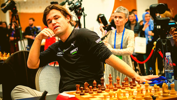Magnus Carlsen na FIDE Rapid and Blitz 2023 Lennart Ootes