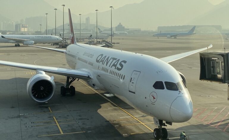 Linie Qantas przekierowują lot z Perth do Londynu ze względu na napięcia na Bliskim Wschodzie