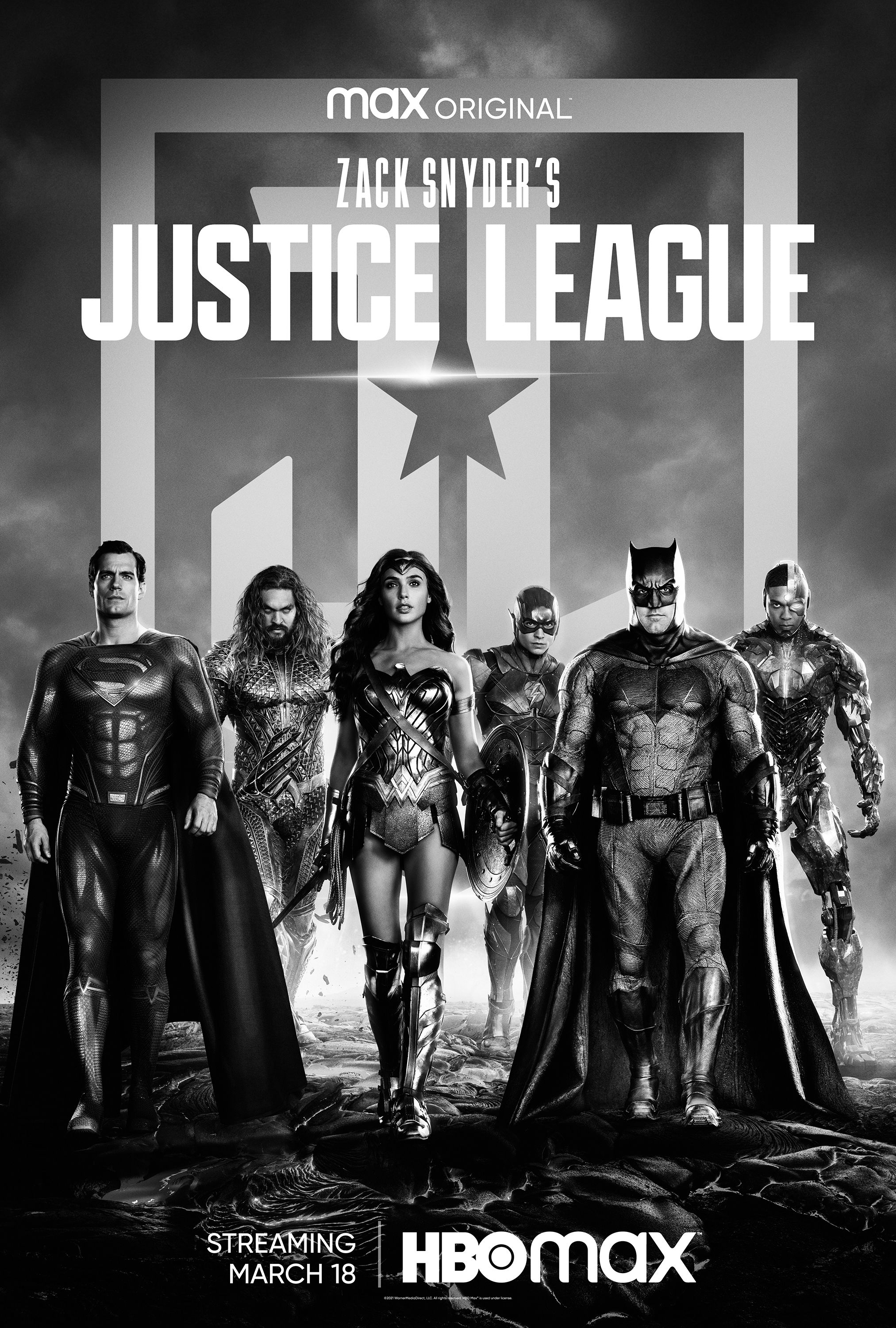 Plakat filmowy Zacka Snydera Liga Sprawiedliwości
