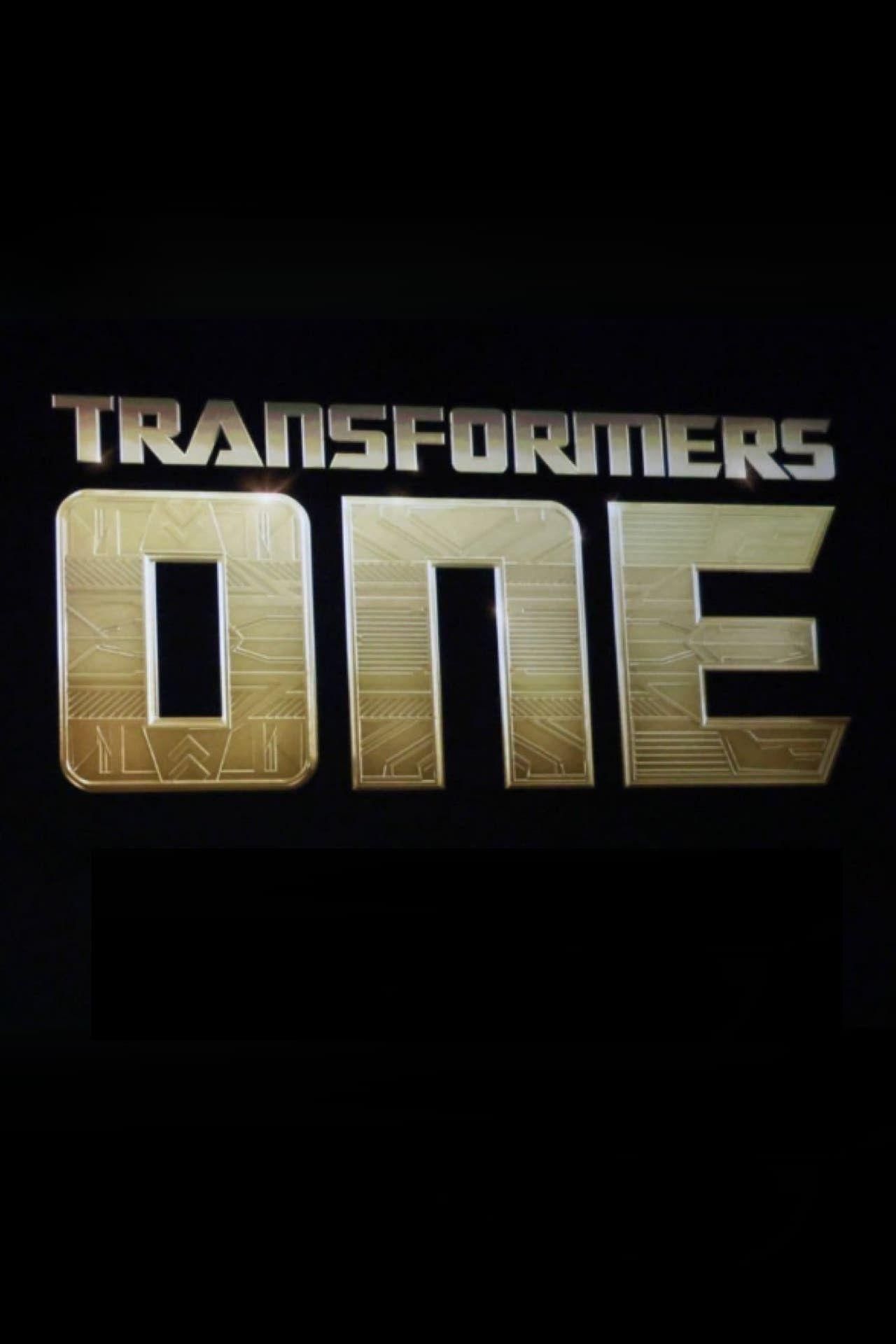 Plakat zwiastuna Transformers One